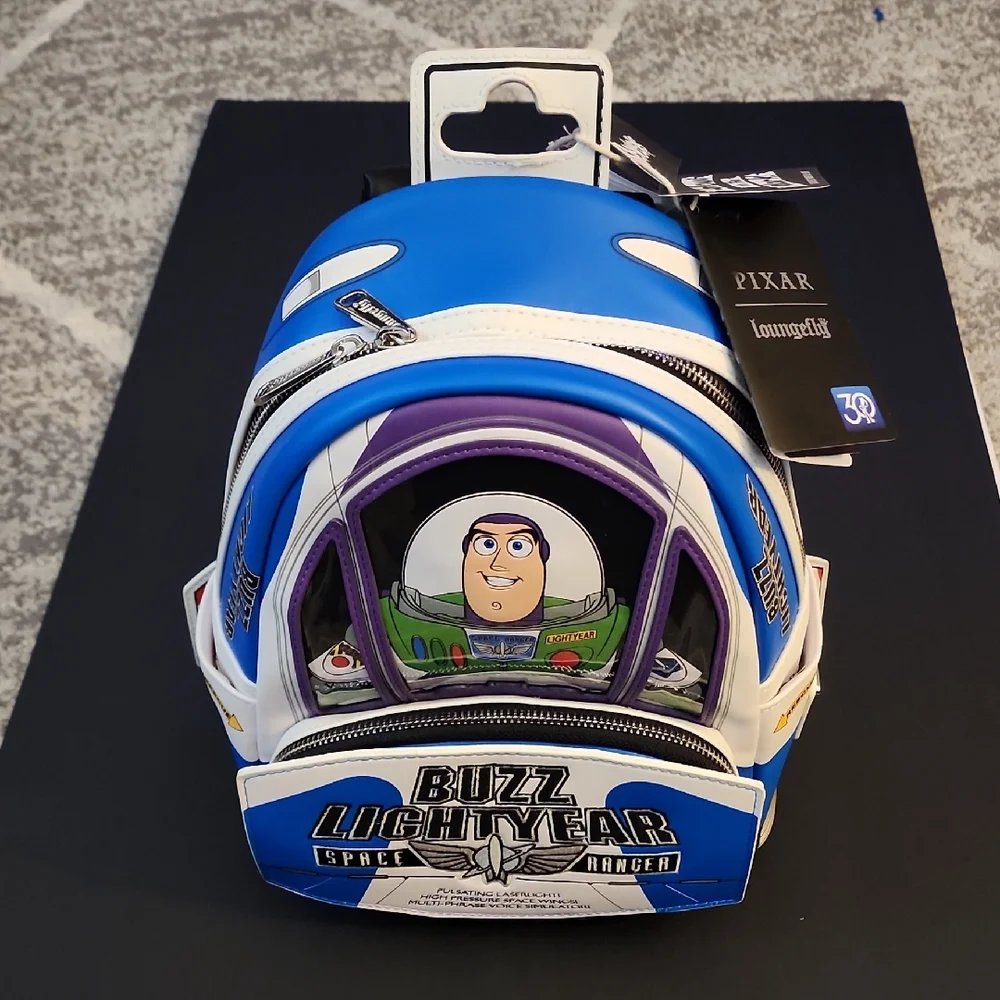 Loungefly Pixar Toy Story 30th Anniversary. Buzz Lightyear Glow In The Dark. NWT